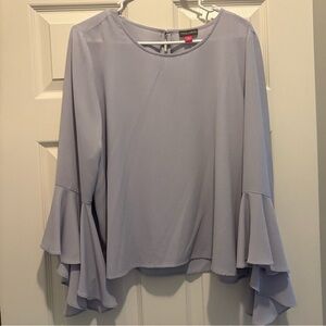 Vince Camuto Lavender Bell Sleeve Blouse
